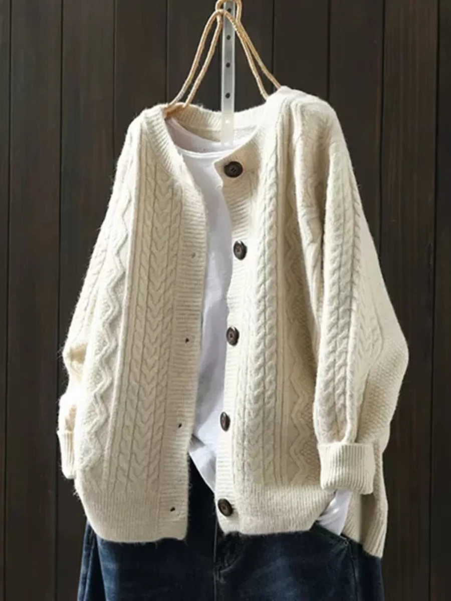 Mila | Ultra-Cozy Cable-Knit Cardigan