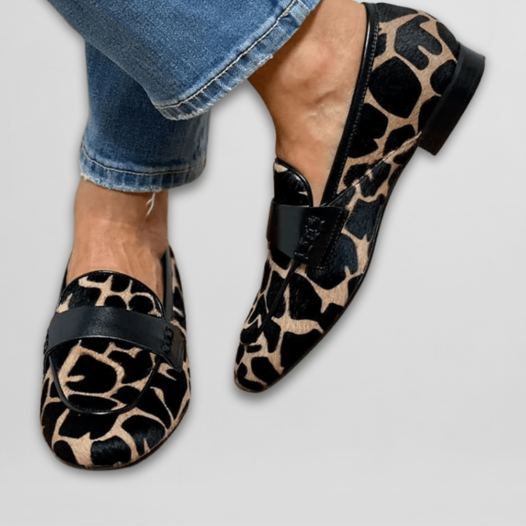 Lydia | Effortlessly Chic Animal-Print Loafers