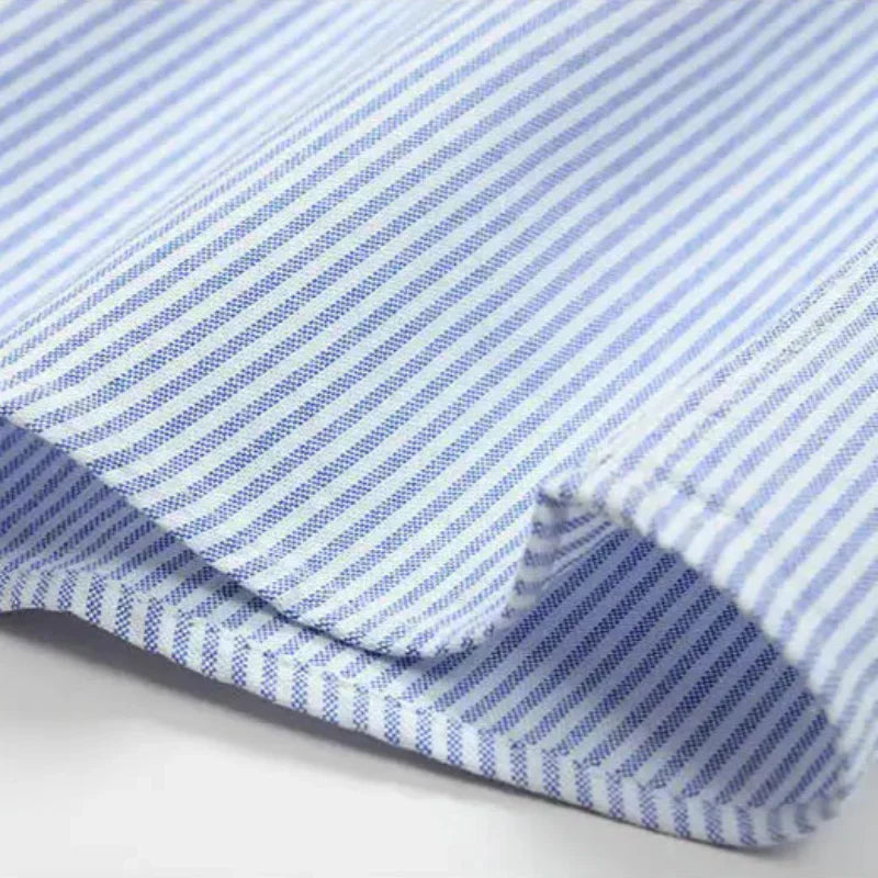 Devon | Modern Striped Cotton Shirt