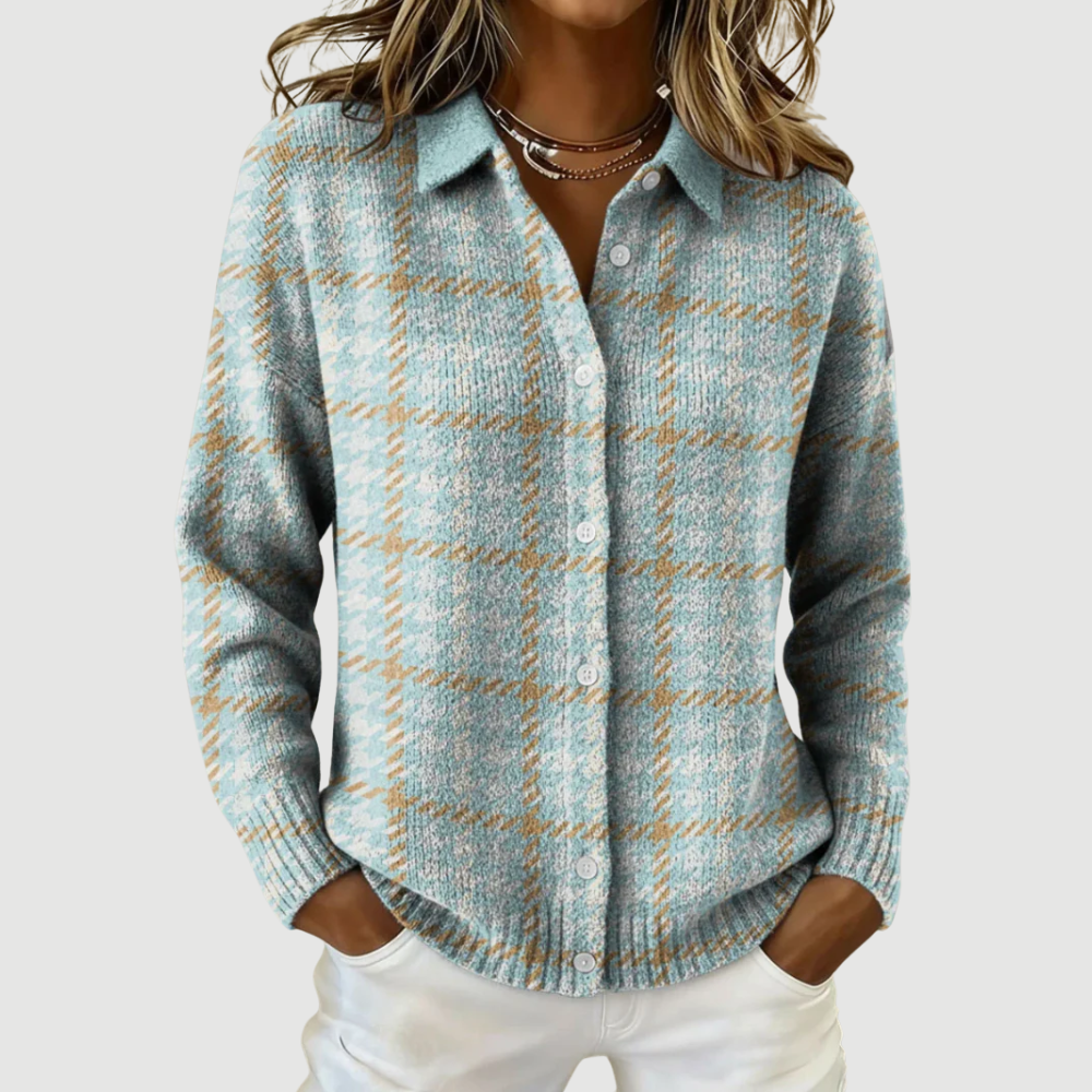 TARA | CHECKED ELEGANT- BLOUSE
