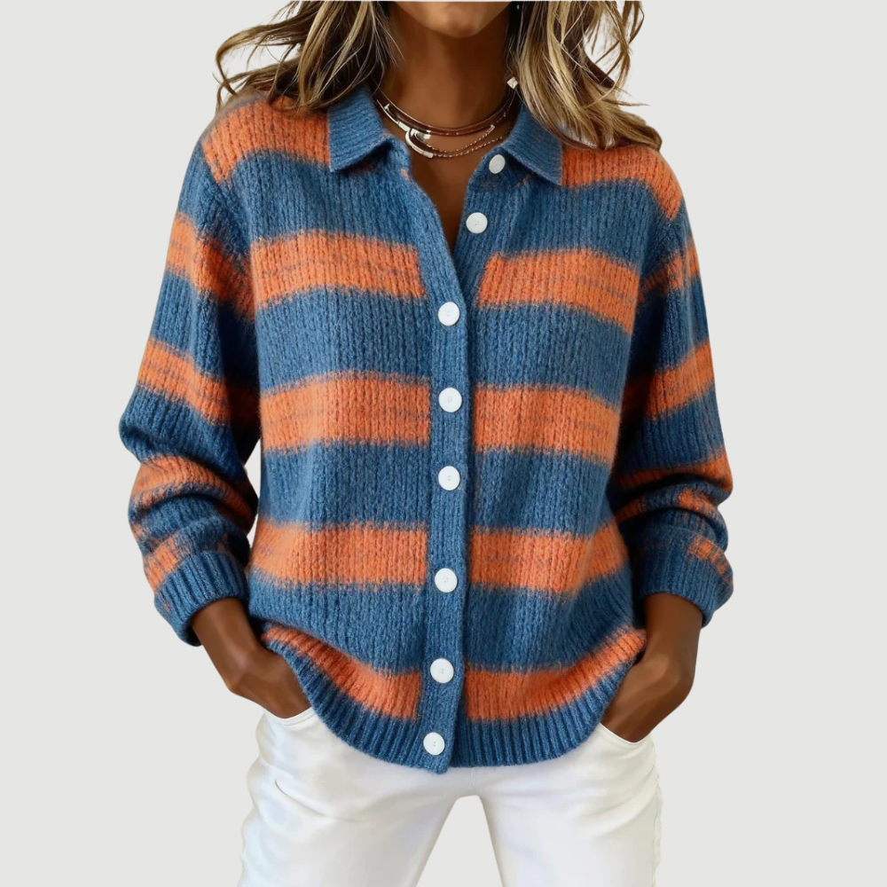 LIVIA | ELEGANT STRIPED BLOUSE