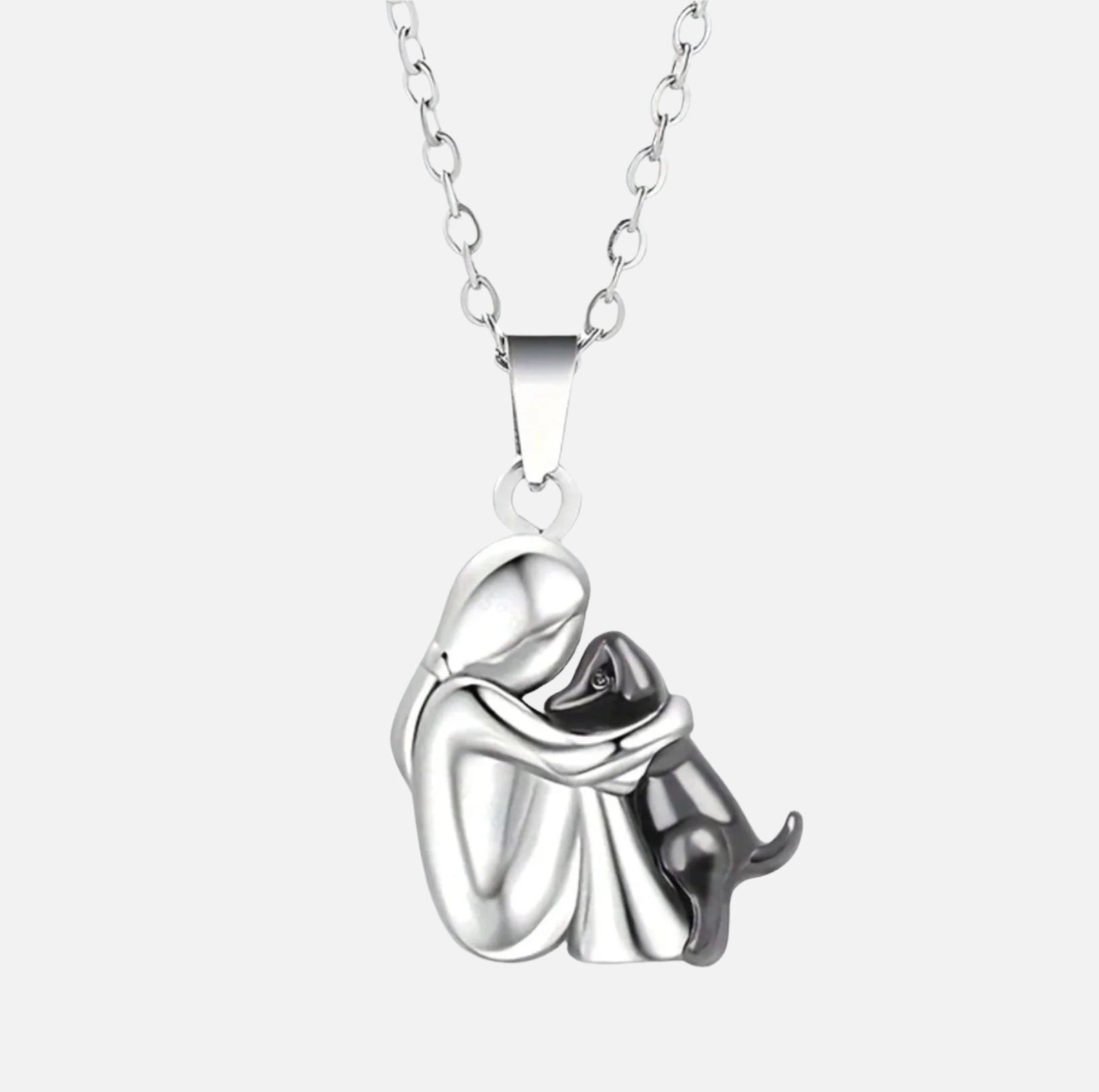 Sadie™ | Heartfelt Dog Embrace Pendant