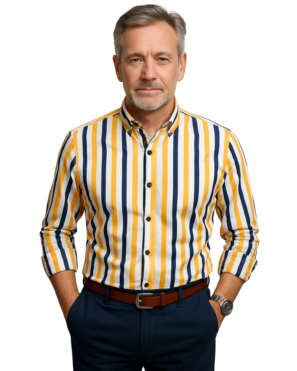 Jermaine | Relaxed Striped Cotton Shirt