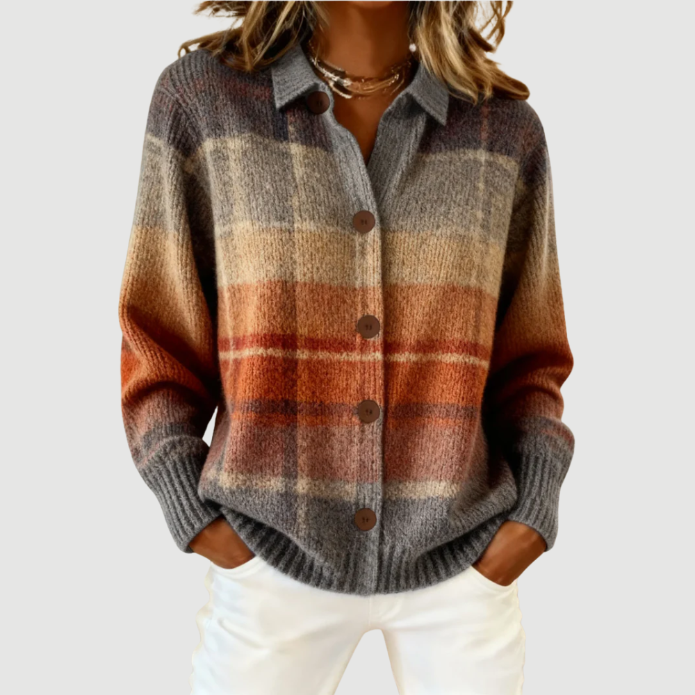 FLORENCE | CHECKED ELEGANT BLOUSE